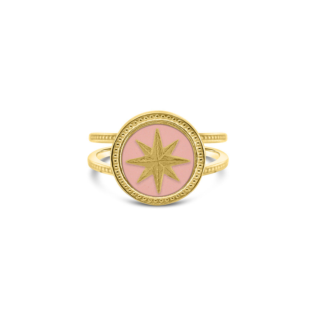 Dream Ring with Beaded Edge