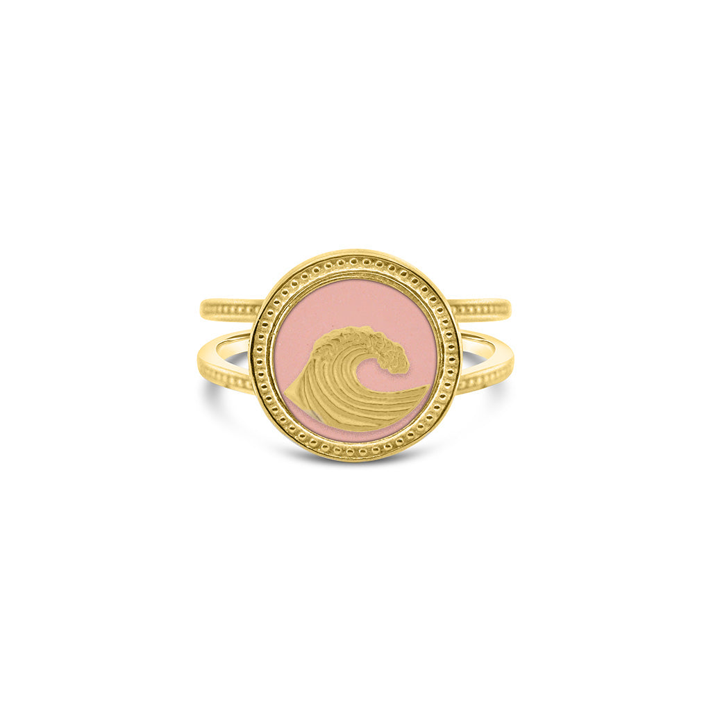 Dream Ring with Beaded Edge
