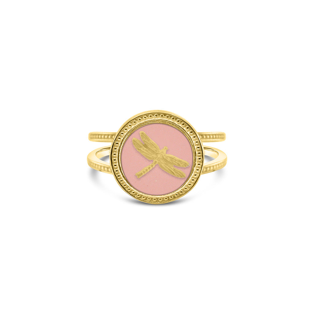 Dream Ring with Beaded Edge