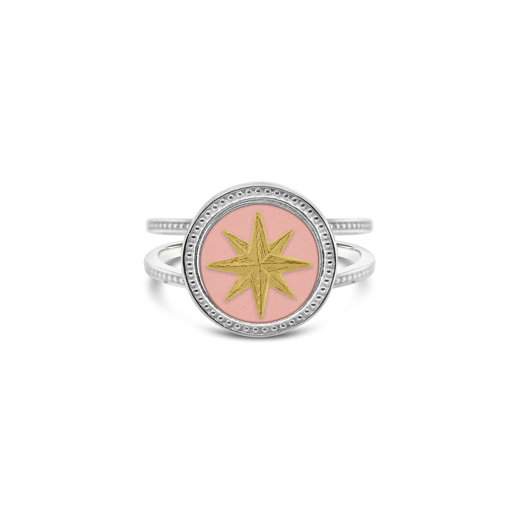 Dream Ring with Beaded Edge