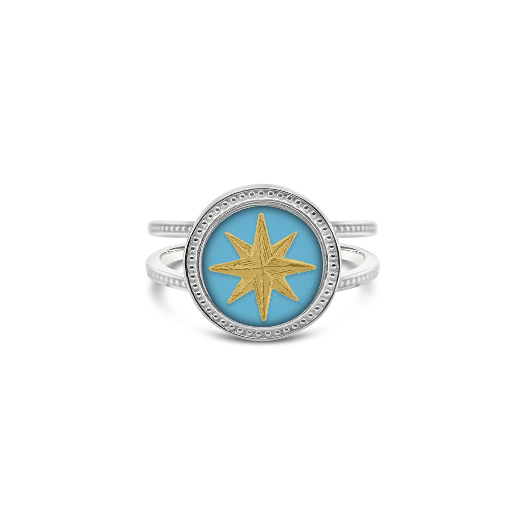 Dream Ring with Beaded Edge