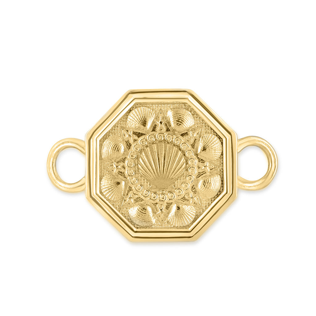 Sailor's Valentine with 14k Scallop Applique Swaptop