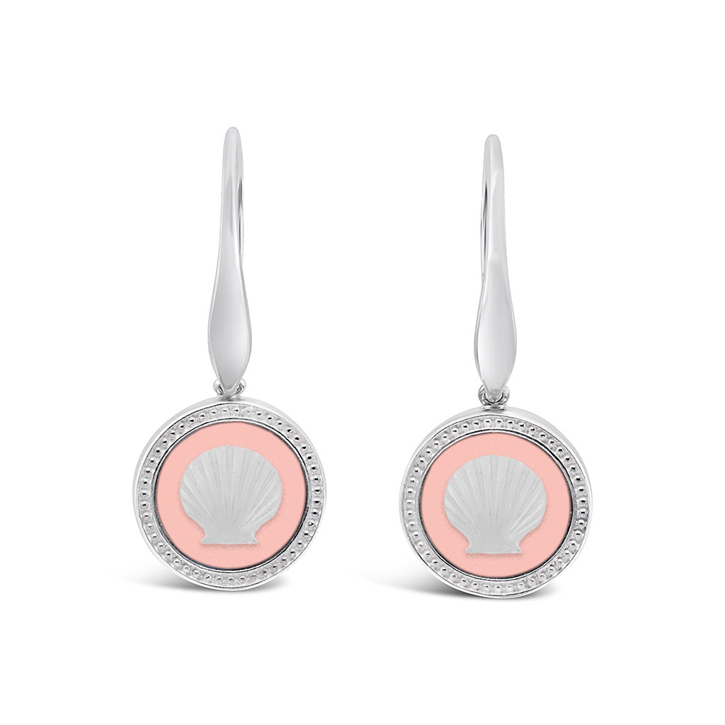 Beaded Edge Dream Leverback Earrings