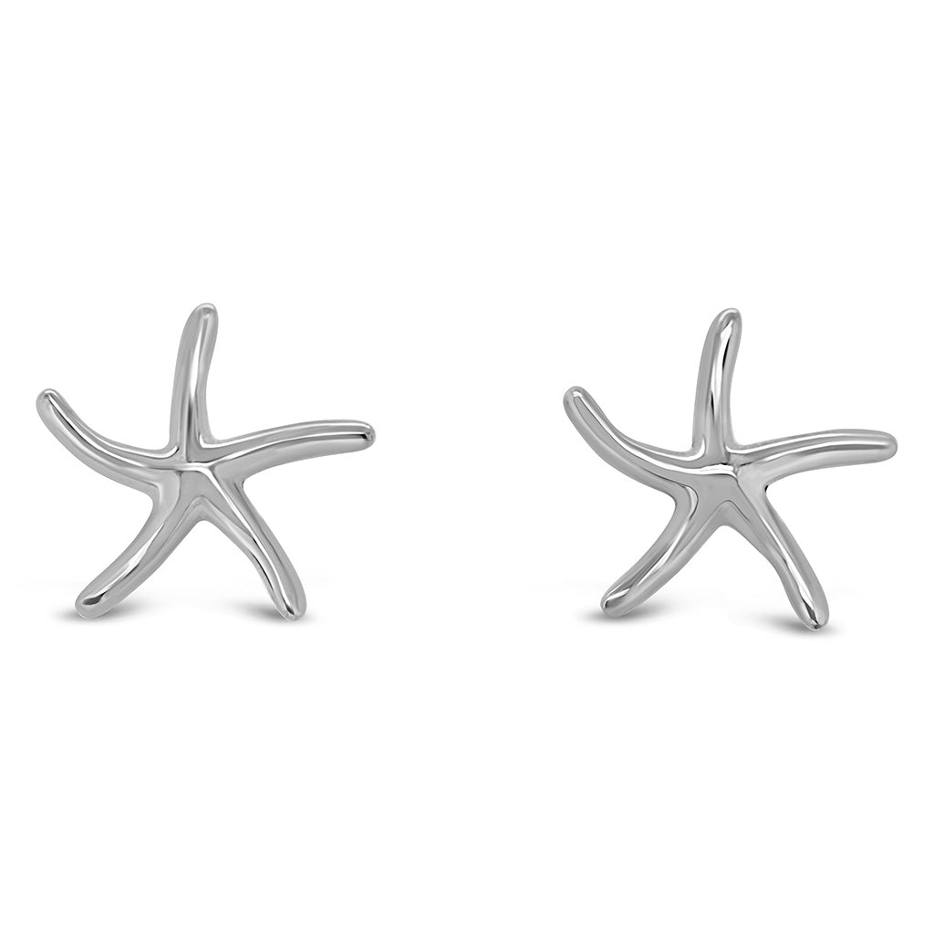 Small Dancing Starfish Stud Earrinigs