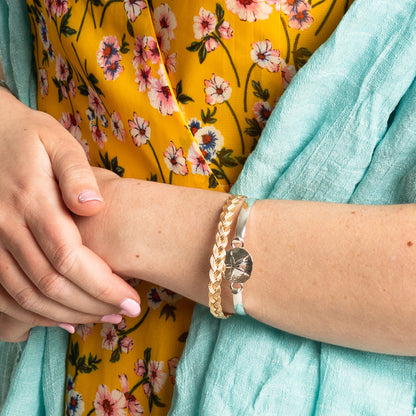 Three Strand Hand Braided Bracelet