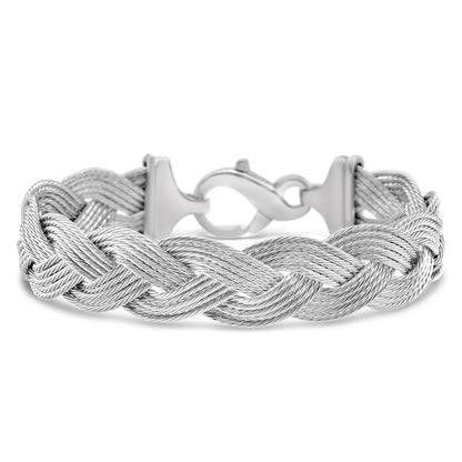 5 Strand Braid Bracelet with Infinity Clasp - 7"