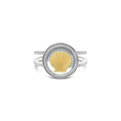 Dream Ring with Beaded Edge