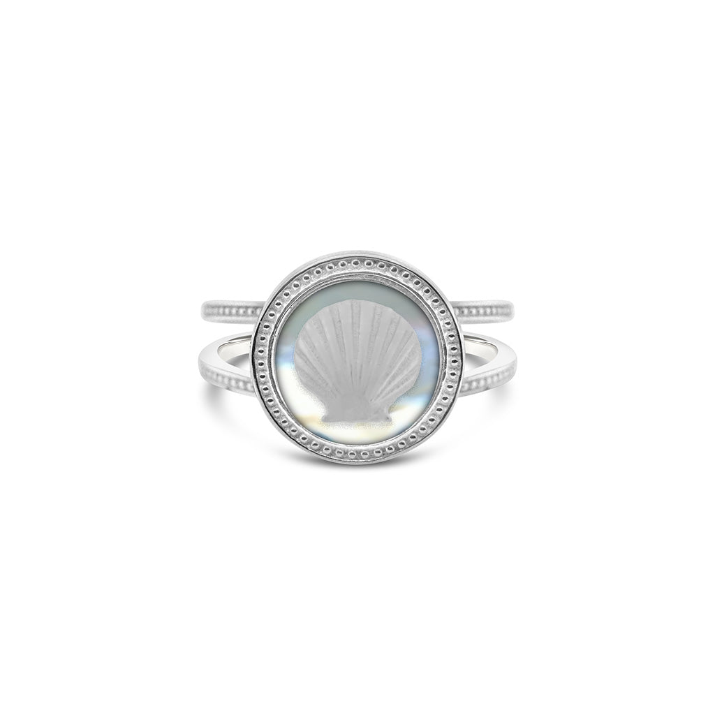 Dream Ring with Beaded Edge