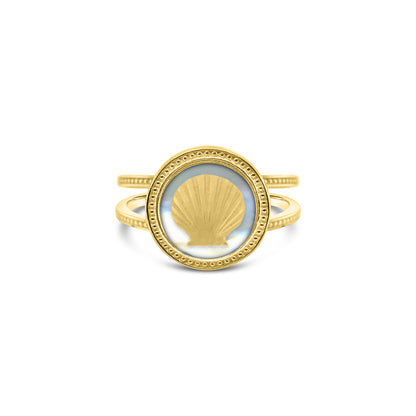 Dream Ring with Beaded Edge