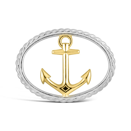 Anchor Swaptop with Oval Rope Border