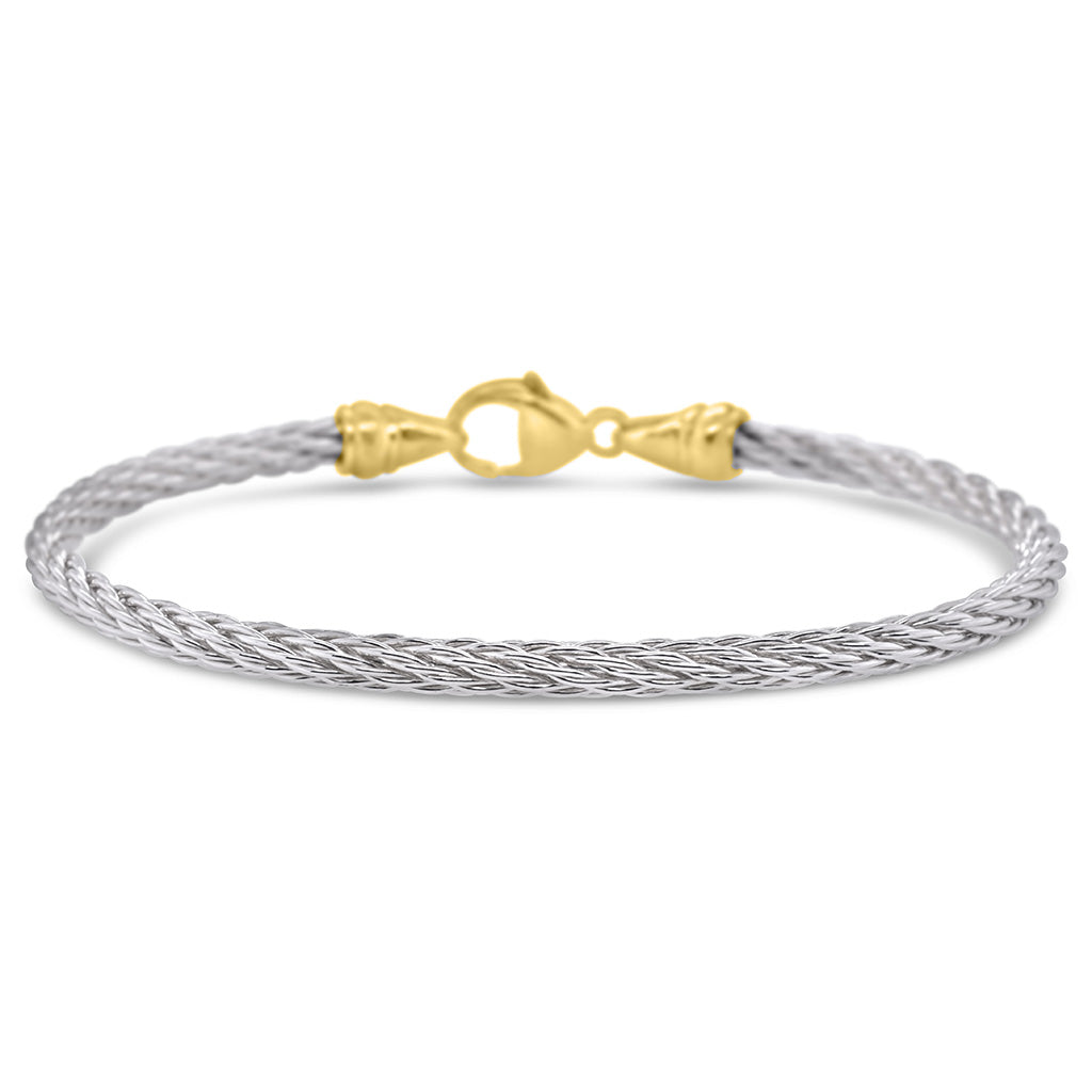 4mm Cable Bracelet with Infinity Clasp - 7"