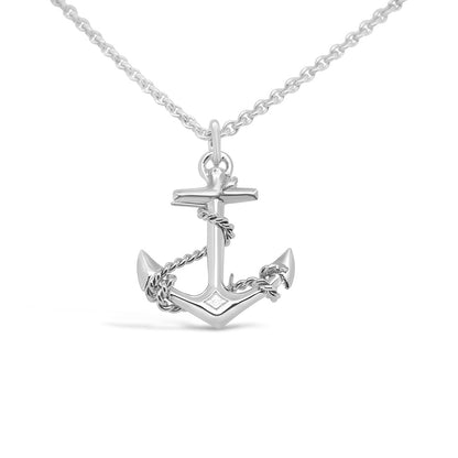 Fouled Anchor Pendant (Rope)